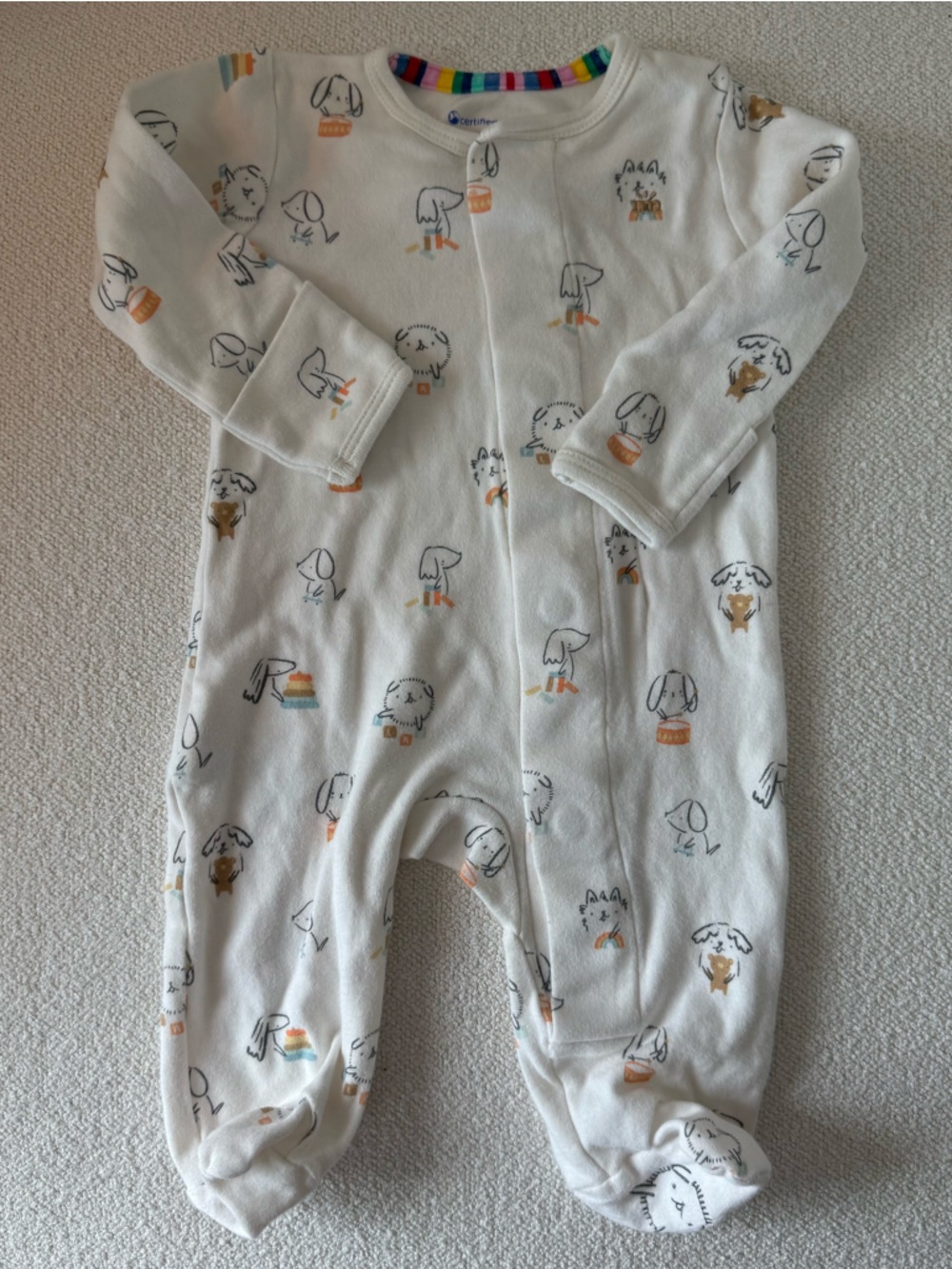 Magnetic Me Footed Pajamas with Animal Print